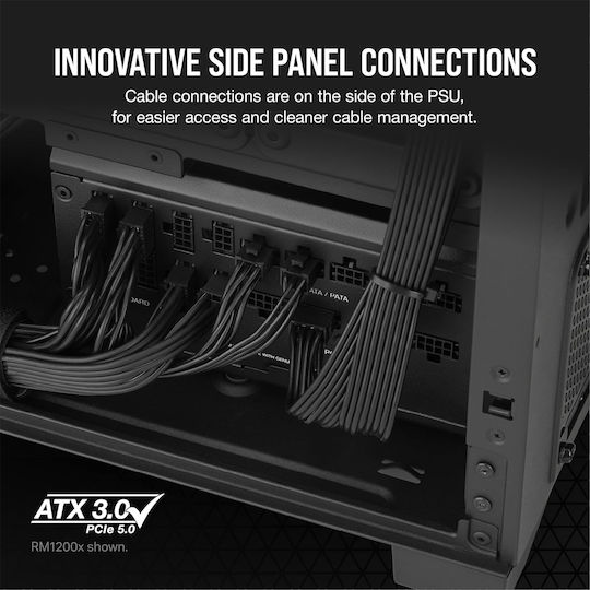 Corsair RM850x Shift 850W Negru Sursă de Alimentare Calculator Complet modular Cybenetics Gold