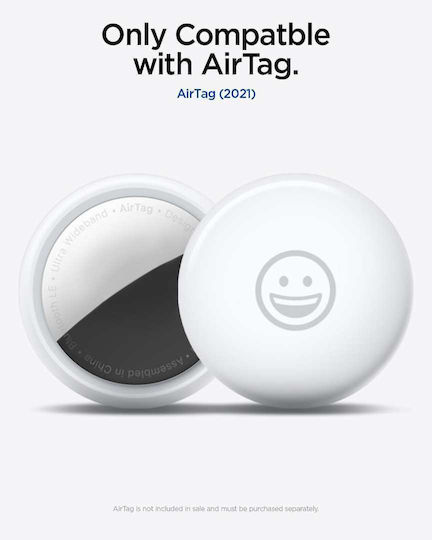 Spigen Tough Armor Θήκη Κολάρου Κατοικιδίων Σιλικόνης για AirTag σε Μαύρο χρώμα