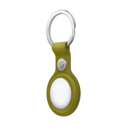 Apple Finewoven Key Ring Keychain Cazul Keychain pentru AirTag Chartreuse