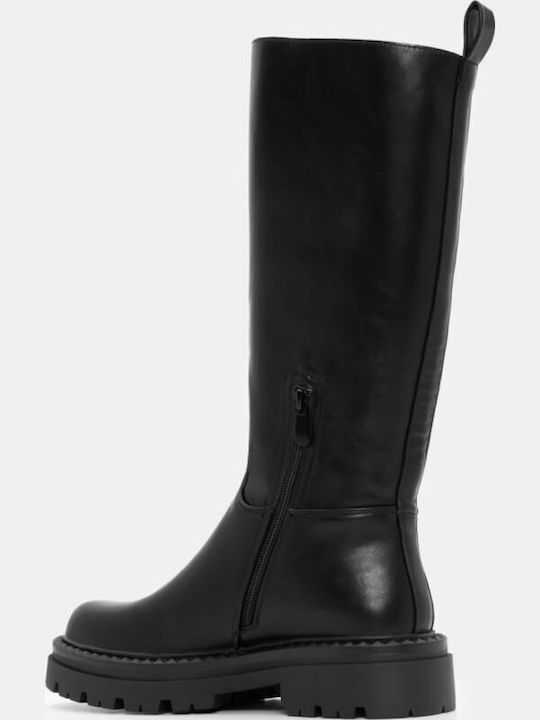 Leather Women's Boots Black
