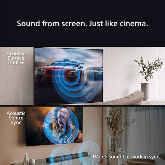 Sony Smart Τηλεόραση 65" 4K UHD OLED Bravia 8 HDR (2025) K65XR8APB