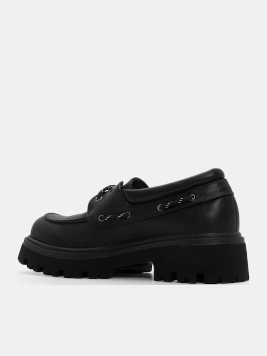 Women's Moccasins in Black Color