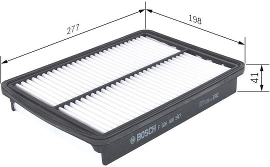 Bosch Filtru de Aer Auto pentru Kia Sorento