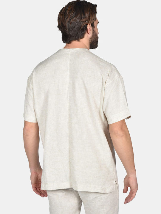 T-shirt Ανοιχτό Μπεζ