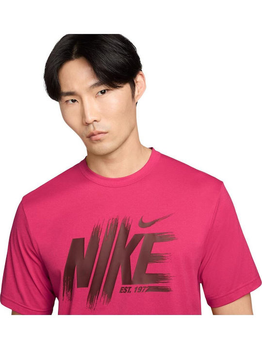 Hyverse Dri-Fit Sportliches T-Shirt Fuchsie