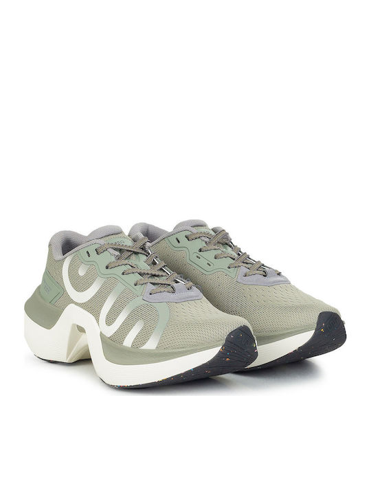 Ena Flatforms Sneakers Λαδί