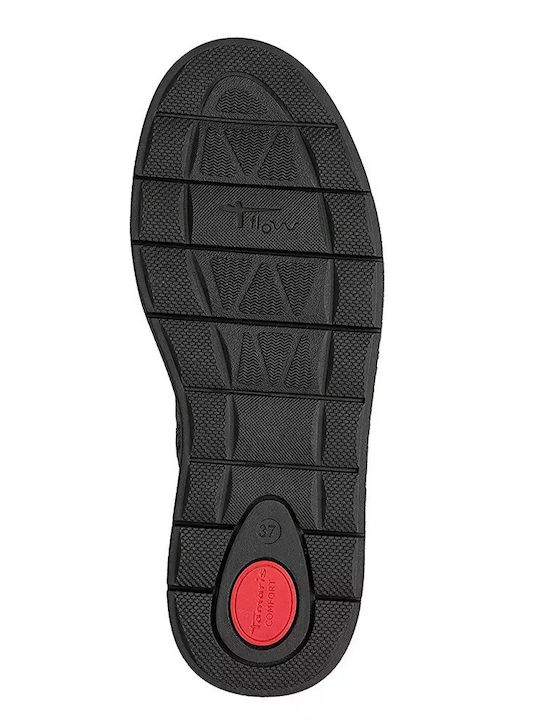 Leder Stiefeletten Damen Gray
