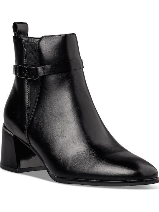 Women's Ankle Boots with Medium Heel Black