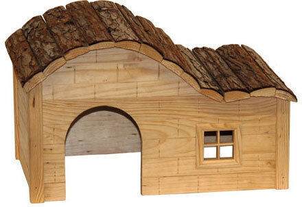 Rodent Cabin Lightweight Curved Roof WxDxH 40 X 25 X 25 Cm