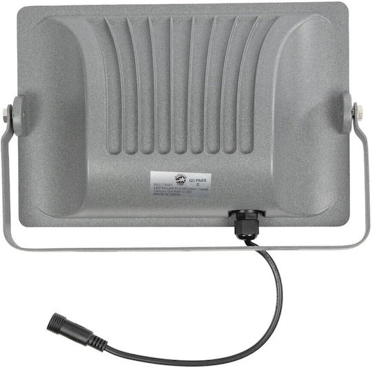 GloboStar Waterproof Solar LED Floodlight 100W Cold White 6000K with Remote Control IP65
