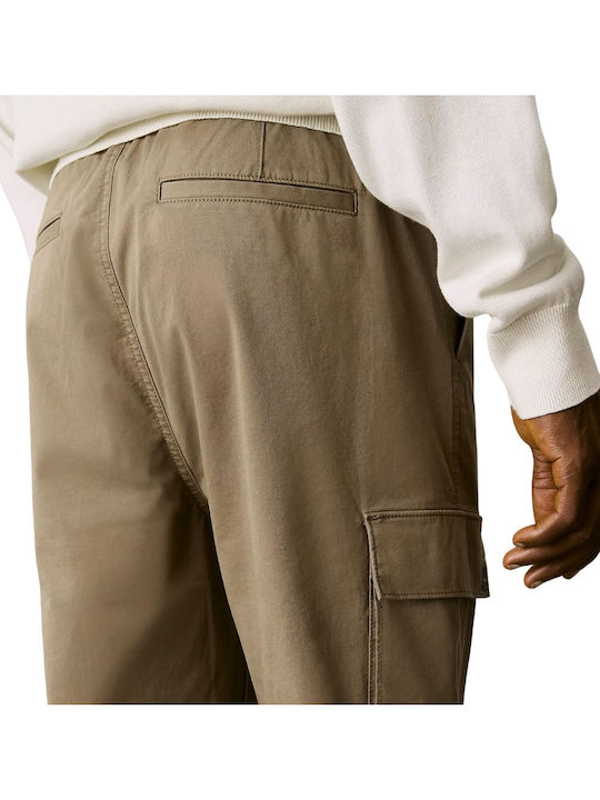 Hose Cargo Elastisch in Enger Passform Khaki