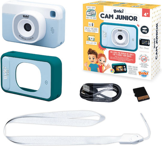 Buki Cam Junior Παιδική Φωτογραφική Μηχανή 40MP Μπλε