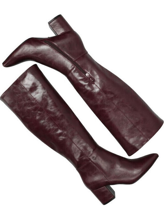 Γυναικείες Μπότες Dark Cognac