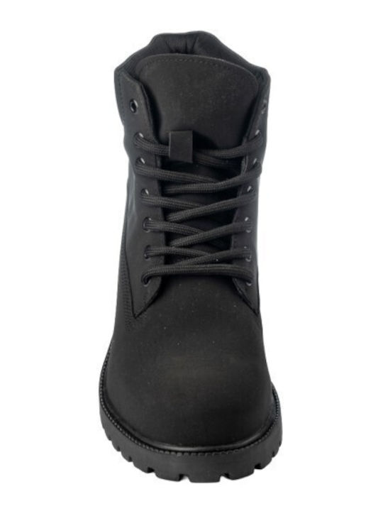 Leather Black Men's Boots Anatomical