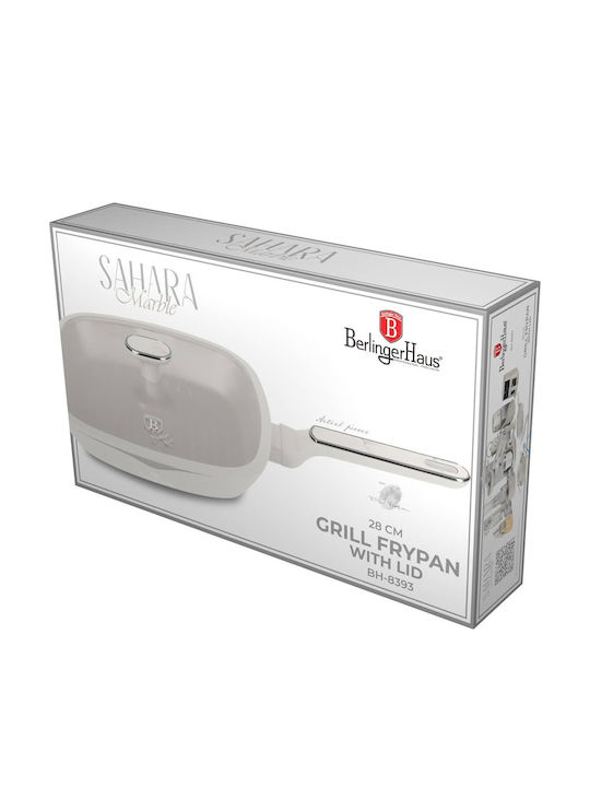 Berlinger Haus Berlinger Haus Aluminum Grill Pan with Lid and Stone Interior Coating 28cm