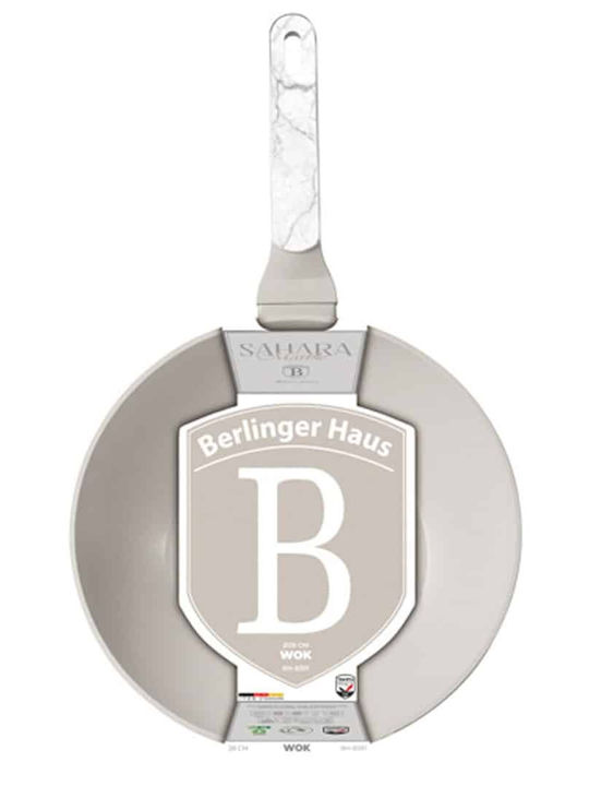 Berlinger Haus Wok made of Stainless Steel with Stone Coating 28cm