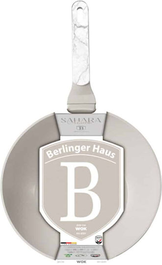 Berlinger Haus Wok made of Stainless Steel with Stone Coating 28cm