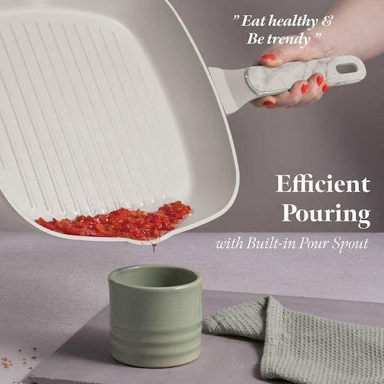 Berlinger Haus Berlinger Haus Aluminum Grill Pan with Lid and Stone Interior Coating 28cm