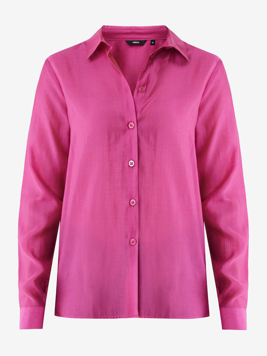 Women's Long Sleeve Shirt Fuchsia