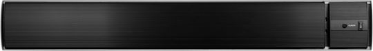 Electric Heater Terrace Eurom Heatpanel 2400 Rc Black
