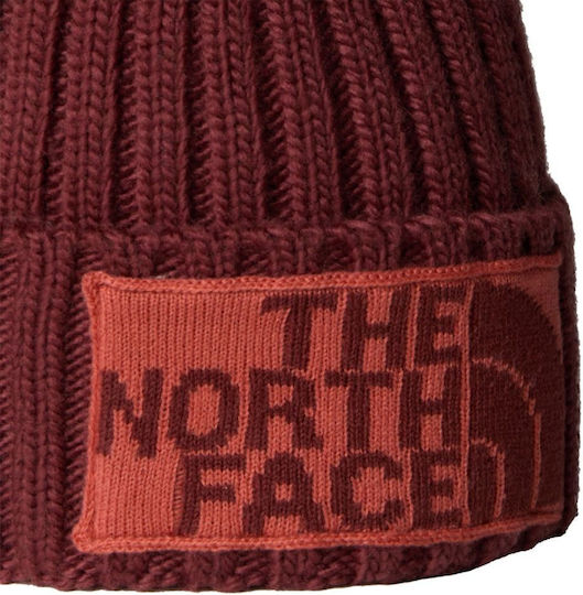 Beanie Unisex Beanie Gestrickt in Rot Farbe