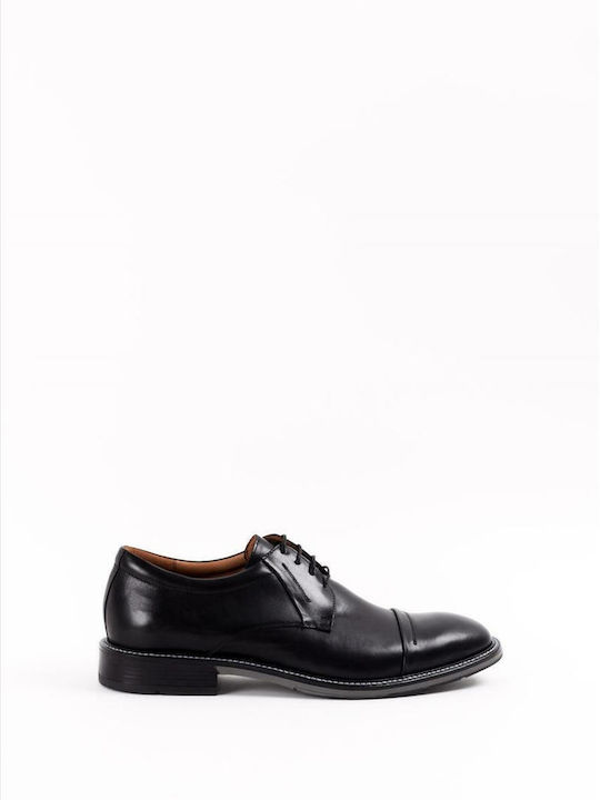 Leder Herrenschuhe Schwarz