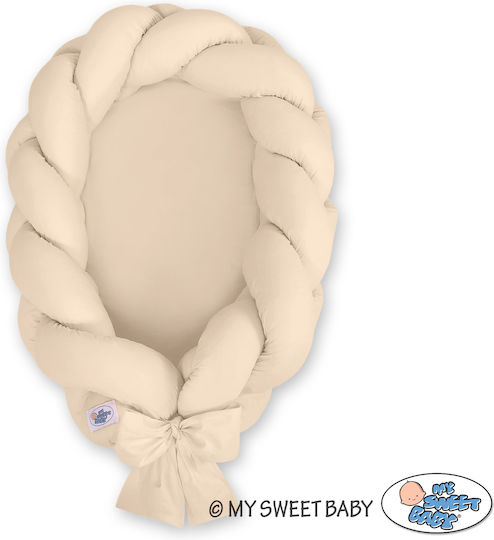 My Sweet Baby Βρεφικό Μαξιλάρι Φωλιά Beige