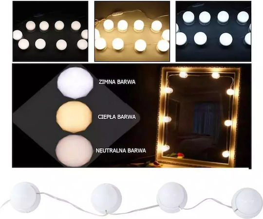 Verk Group USB Vanity Mirror LED Light Warm White