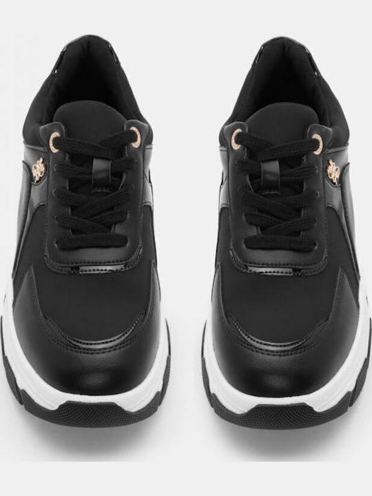 Γυναικεία Flatforms Sneakers Μαύρο