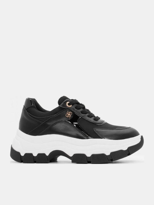 Γυναικεία Flatforms Sneakers Μαύρο