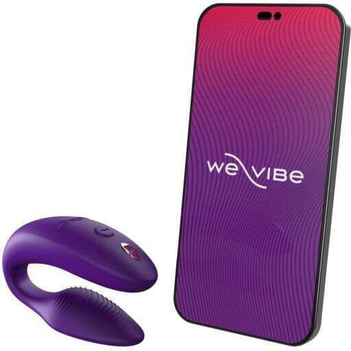 We-Vibe Sync 2 Mini Δονητής G-Spot με Απομακρυσμένο Έλεγχο 7.8cm Μωβ