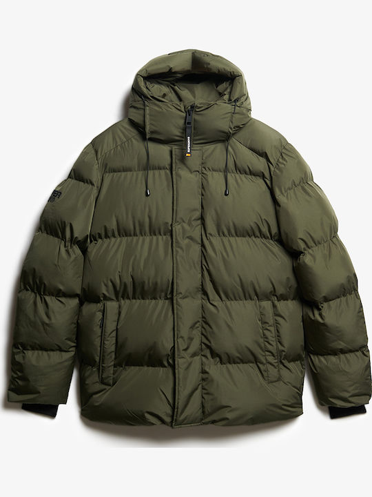 Jacket Puffer Army Green