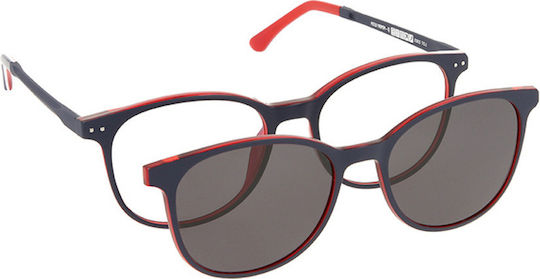 Solano Cl 90180c Herren Brillengestell Polarisiert Clip-On Kunststoff Blau 52 Mm