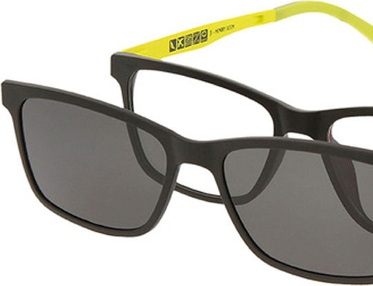 Solano Cl 90193e Men's Eyeglass Frames Polarized Clip-on Plastic Black 52 Mm