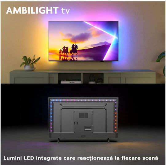 Philips Smart Τηλεόραση 65" 4K UHD QLED PUS8510 HDR (2025) 65PUS8510/12