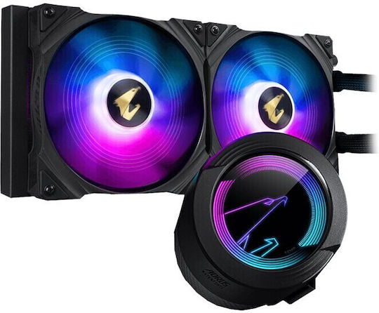 Gigabyte Aorus Waterforce 280 Water Cooling System AIO CPU With 2 Fans 140mm And ARGB Lighting