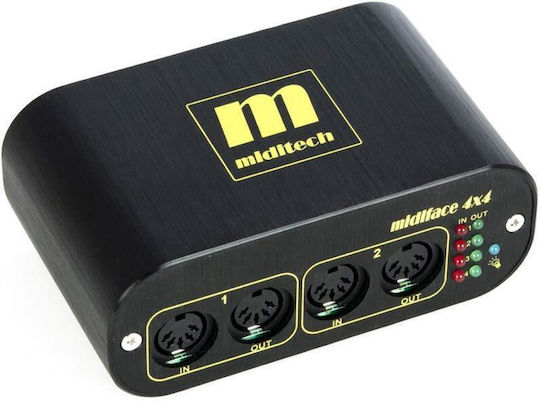 Miditech Midi Interface MIDIface 4x4 Μαύρο