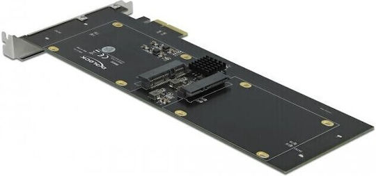 Delock PCI Express X2 Card 4 x HDD SSD SATA 22 Pin Data + Power RAID Delock 90433
