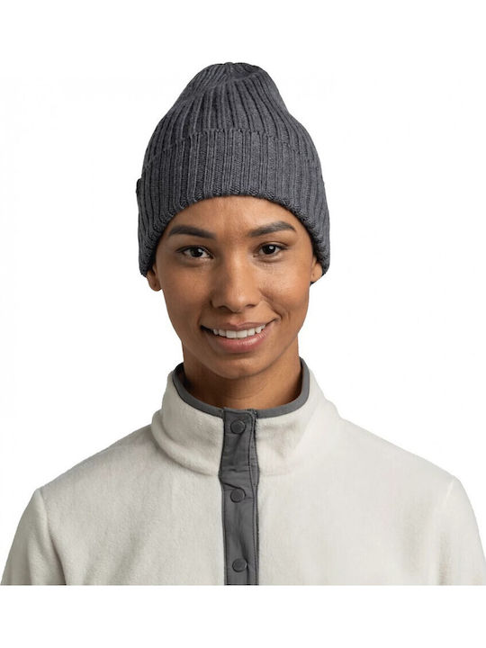 Norval Hat Beanie Γυναικείος Σκούφος Πλεκτός σε Γκρι χρώμα