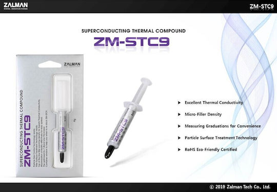 Zalman Zm-stc9 Thermal Compound 9.1w/mk 4.0g