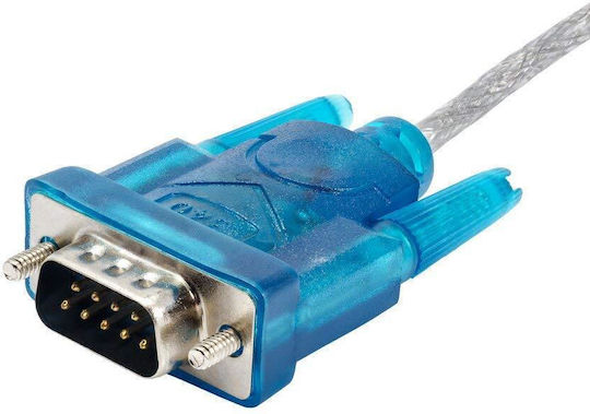 Akyga Usb-a Rs-232 Usb Cable 1 M Transparent Ak-co-02