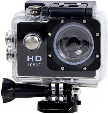SDV4 Action Camera HD (720p) Υποβρύχια (με Θήκη) με Οθόνη 1.5" και Wi-Fi Μαύρη