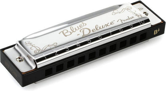 Fender Diatonisch Mundharmonika Blues Deluxe Harp Tonart B (Si)