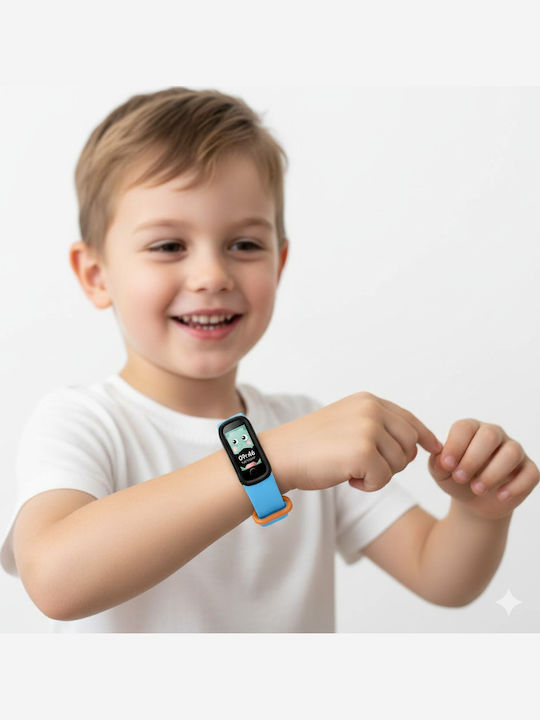 Kiddoboo Kids Digital Watch Smart Band with Rubber/Plastic Strap Light Blue