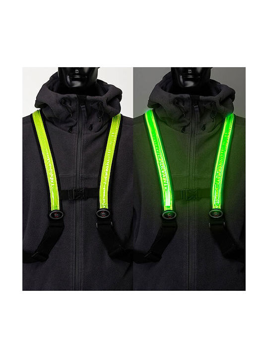 EasyPix StreetGlow LED L/XL Cycling Safety Vest Yellow