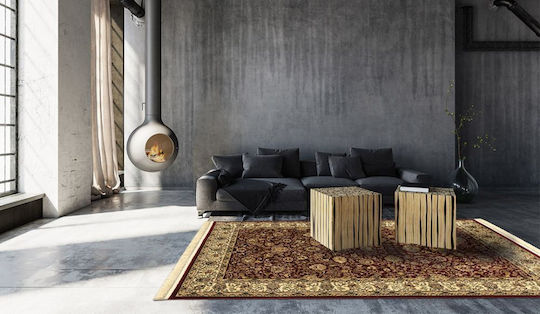 Newplan Plan Persia 1533 Rug Rectangular with Fringes Burgundy