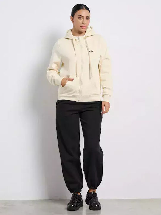 Women's Sweatshirt Jacket Hooded Porcelain