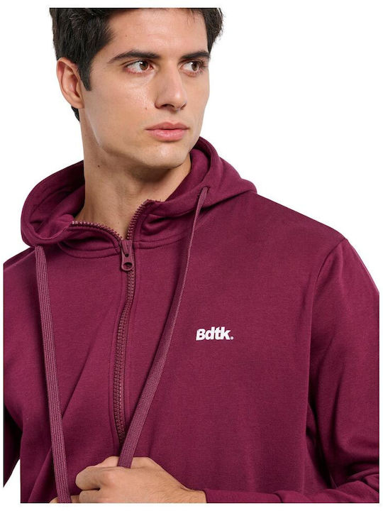 Cardigan With Hood Purple