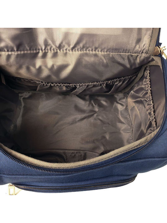 Toiletry Bag Beauty Case Travel Cosmetics Rcm 03-17d-018 Blue Waterproof & Practical Blue