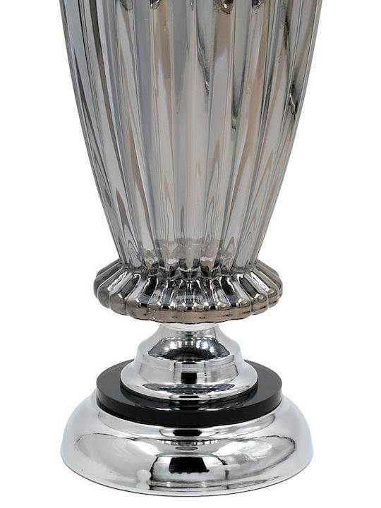 Fylliana Fl201 Candle Holder Glass in Black Color 14x38cm 1pcs